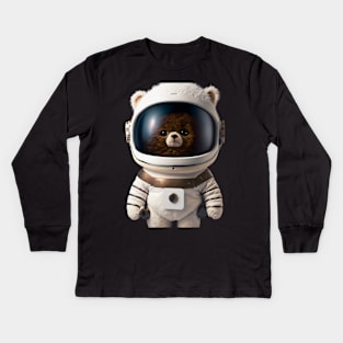 Cosmic Cuddle - The Adventures of Teddy in Space 2 Kids Long Sleeve T-Shirt